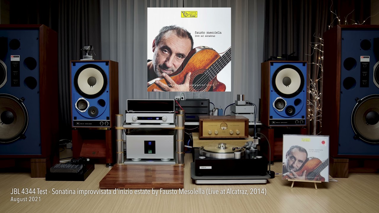 JBL 4344 Test - Fausto Mesolella (Live at Alcatraz)