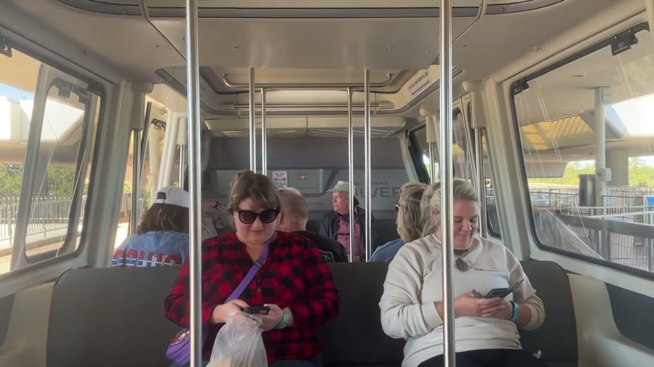 Monorail From Epcot To TTC Walt Disney World