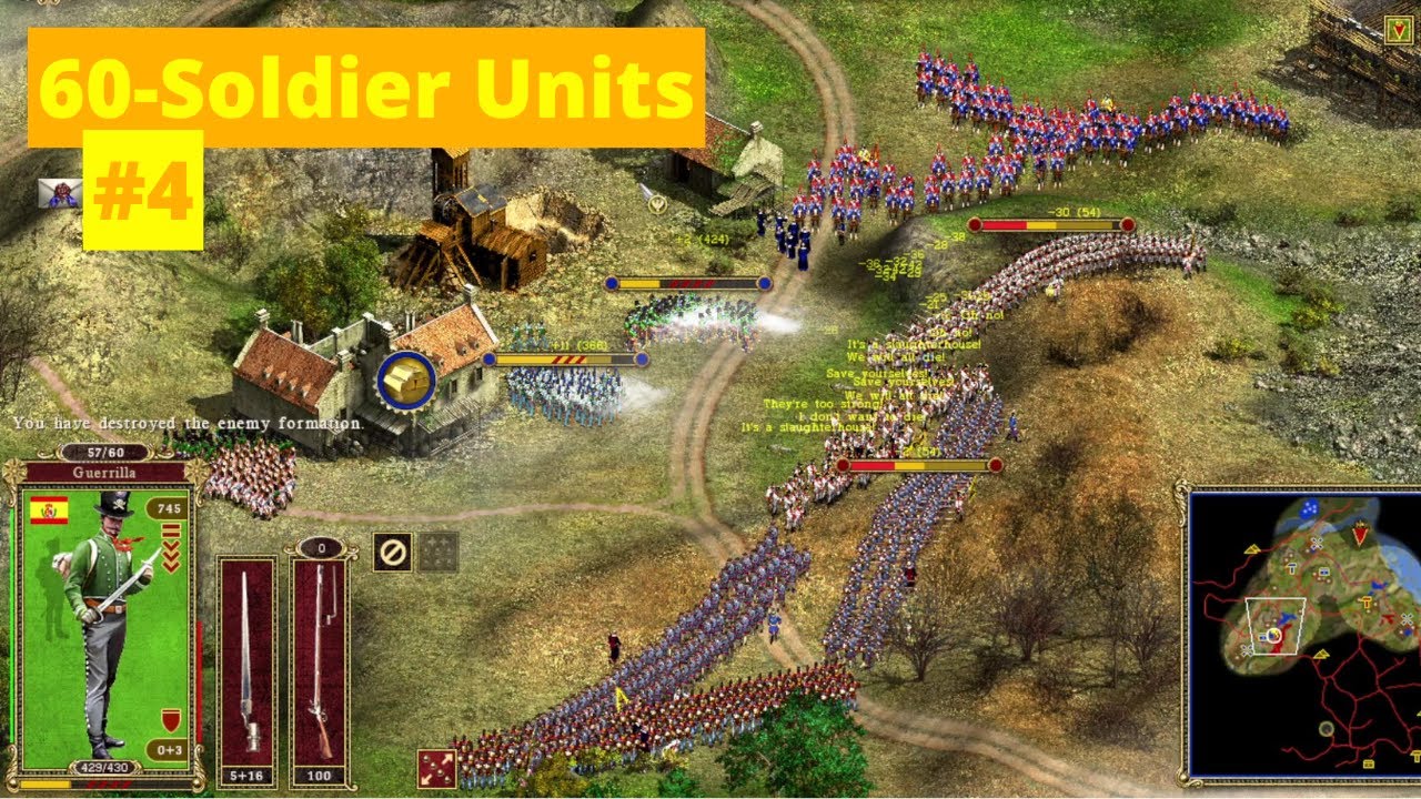 60-Soldier Units | Cossacks 2: Battle for Europe | Spain Very Hard | Part 4