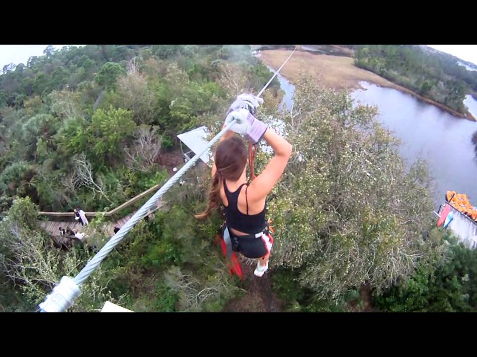 Brevard Zoo Treetop Trek: Gopro HD ziplines