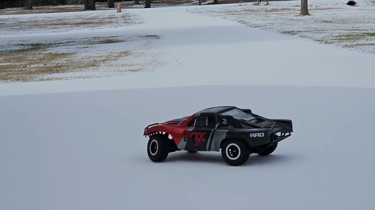 Traxxas on ice