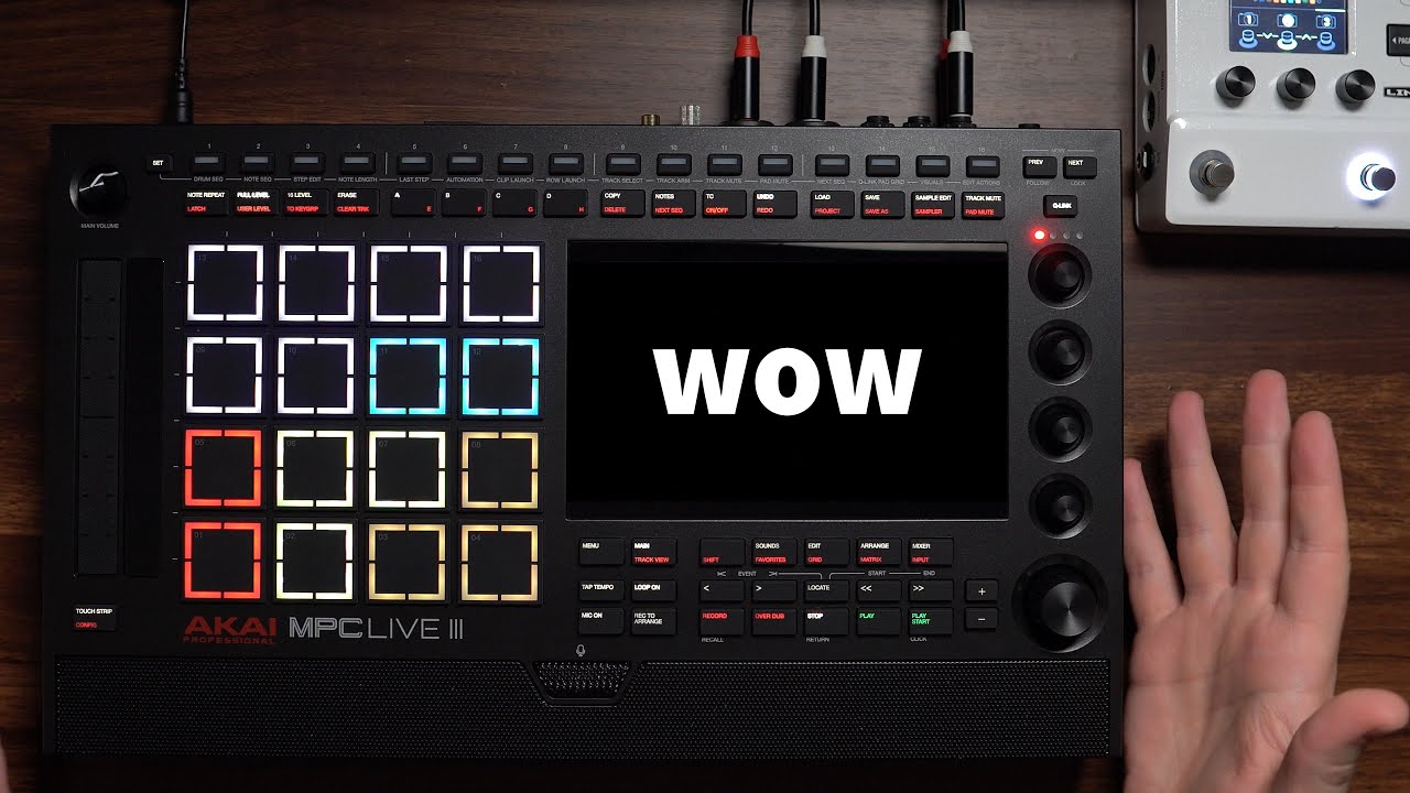 мой рабочий процесс MPC Live III (пока что)