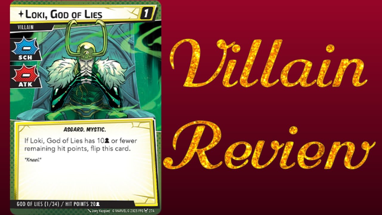 Marvel Champions Loki God of Lies Villain Review