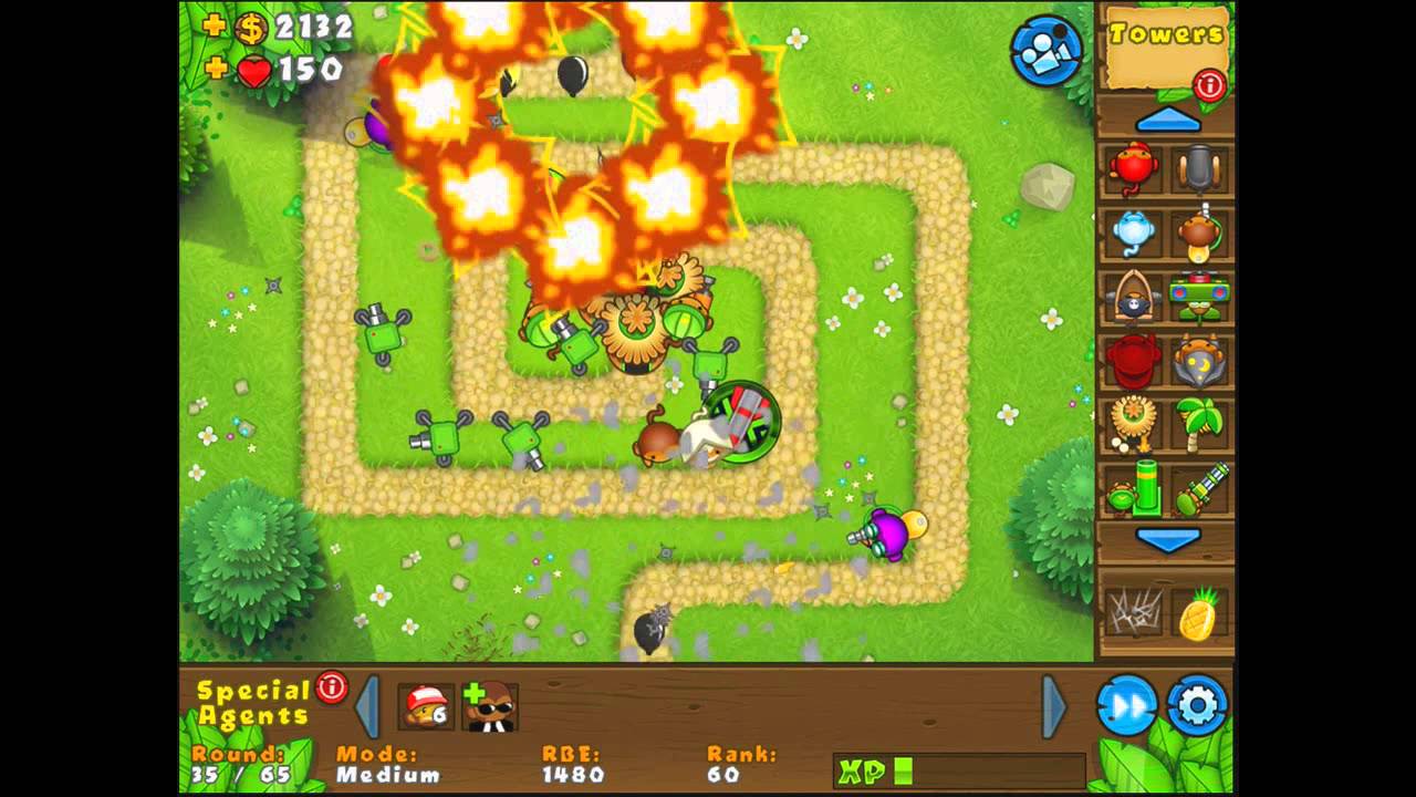 BTD5 Mobile - Special Mission - Protect Monkey Town