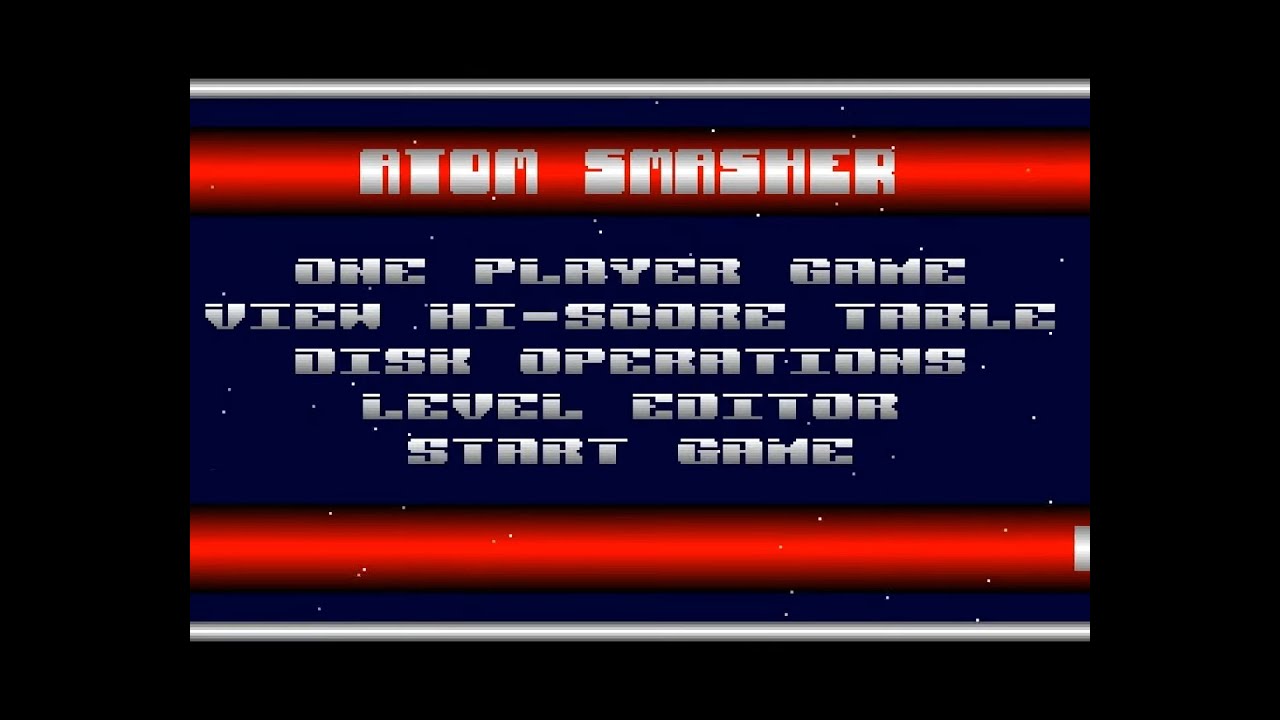 Amiga 500 Longplay [540] Atom Smasher (Public Domain)