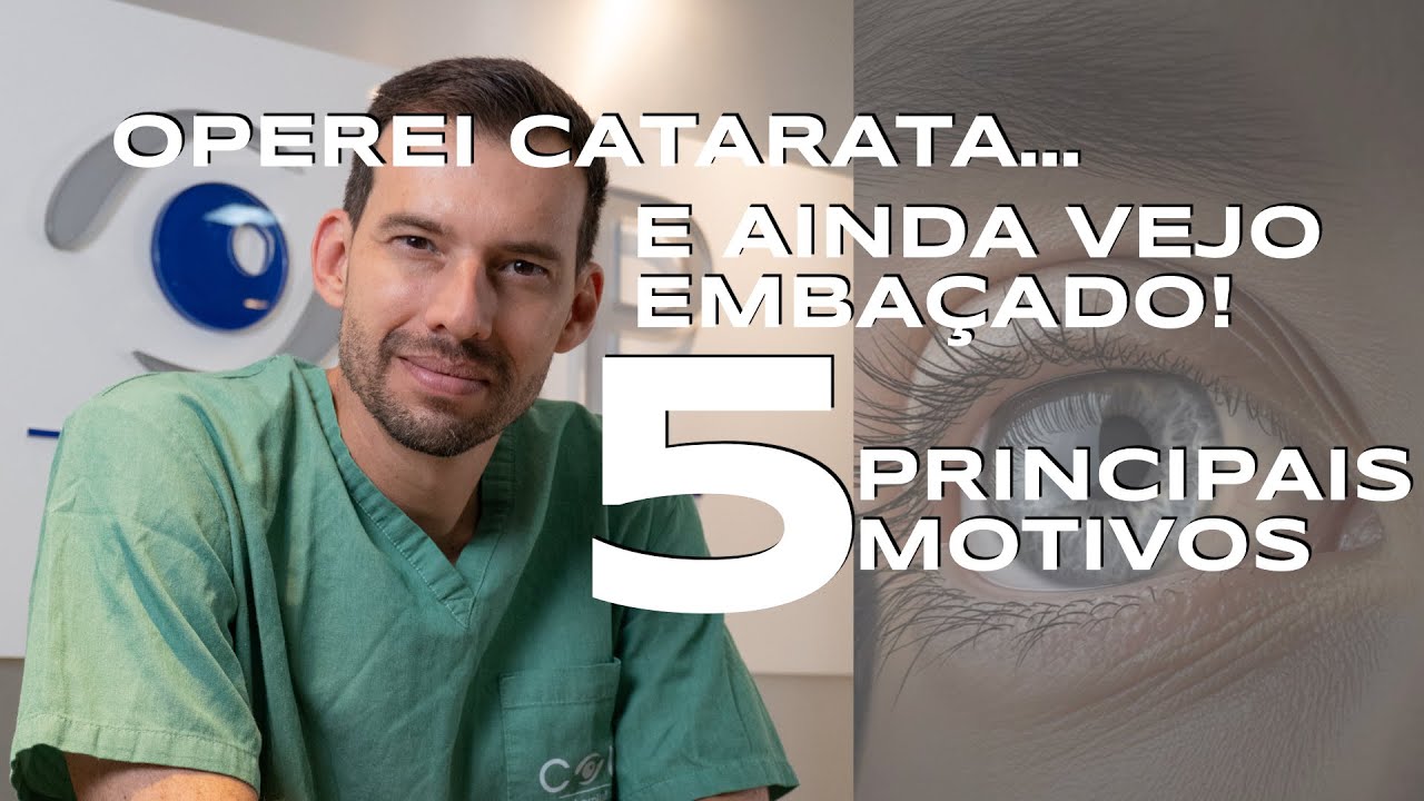 Operei a catarata e minha visão não ficou boa|5 motivos mais comuns explicados por um especialista