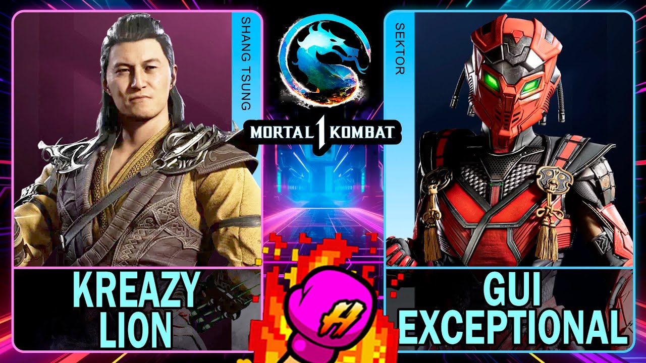 MK1 Kreazy Lion (SHANG TSUNG) VS Gui Exceptional (SEKTOR)🥊Mortal Kombat 1🥊4K 60ᶠᵖˢ