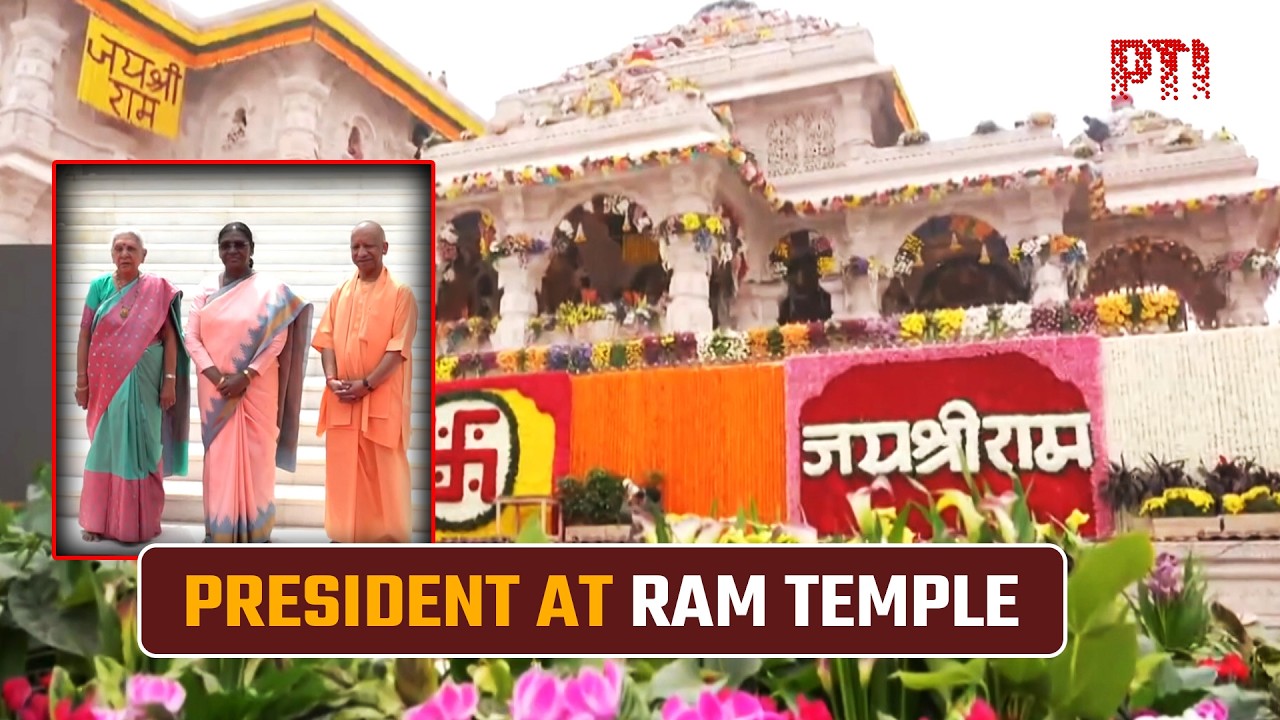 President Murmu installs Shri Ram Yantra at Ayodhya Ram Temple, offers prayers