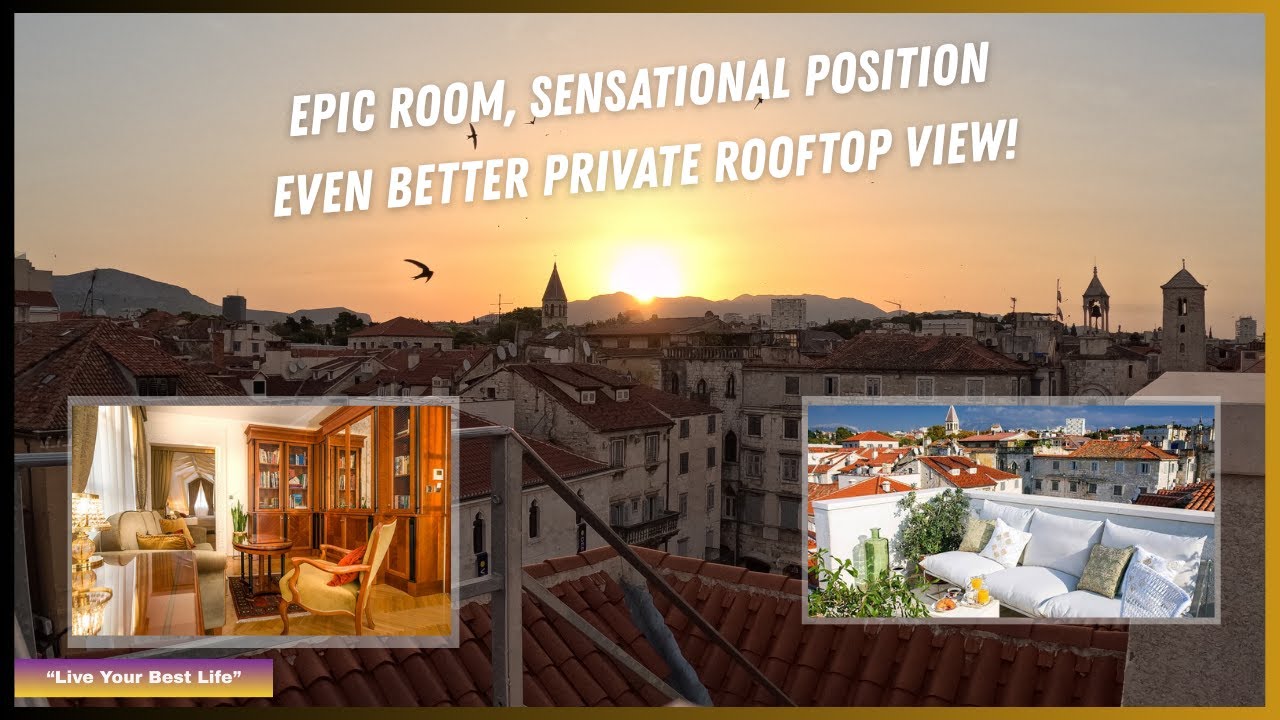 Judita Palace Hotel Split Croatia | Historic Elegance & Private Rooftop #croatia #boutiquehotel