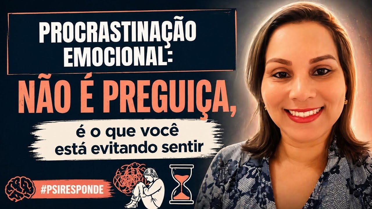 Procrastinação emocional: não é preguiça, é o que você está evitando sentir