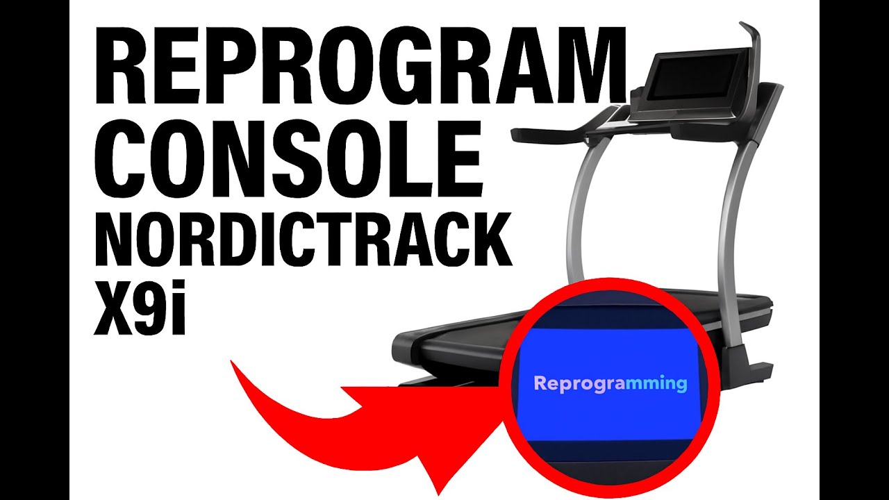 X9i Incline Trainer – Reprogram Console (Step‑By‑Step Guide)