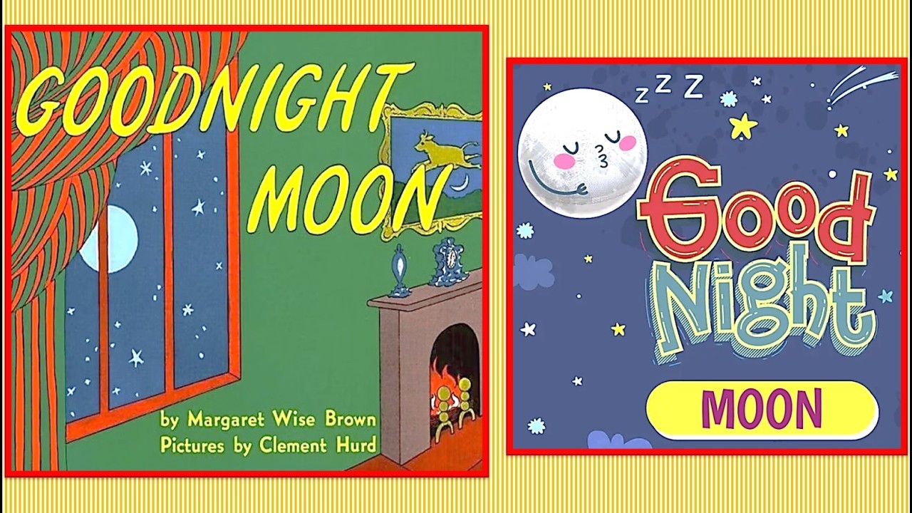 GOODNIGHT MOON bedtime story picture book read aloud for children Fun Bunny Rabbit Teddy Bear Kitten