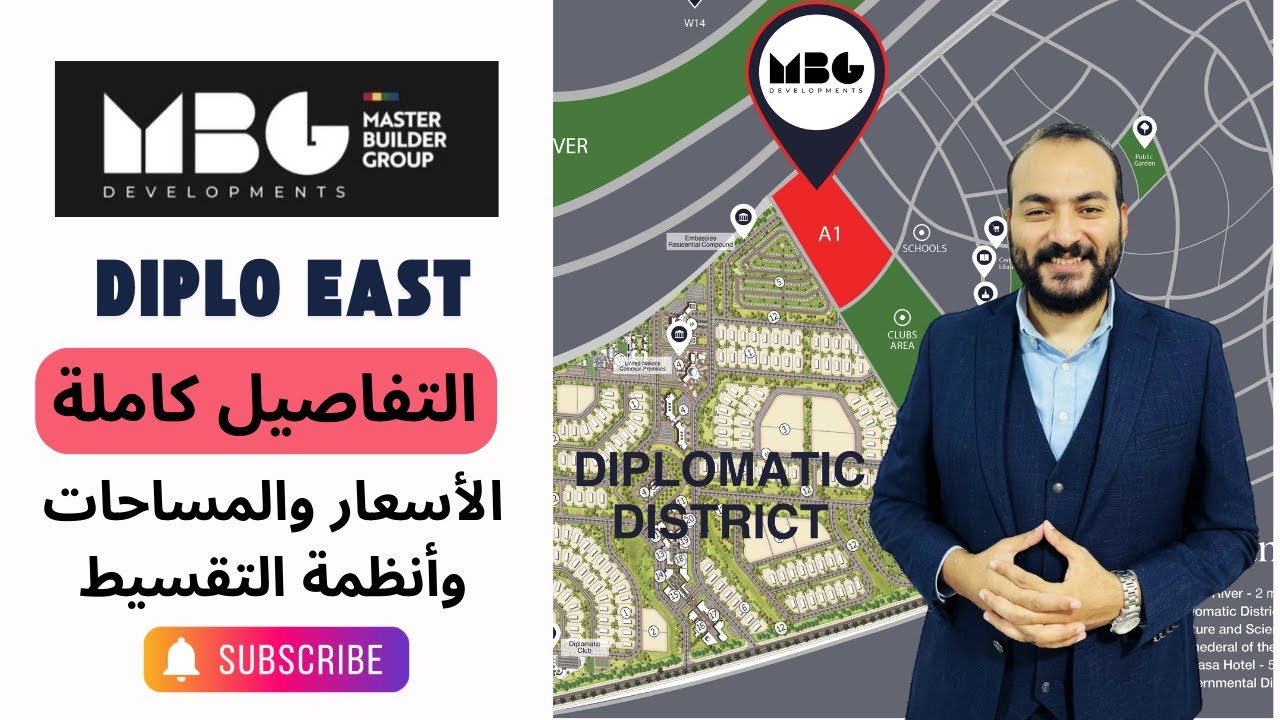 MBG | DIPLO East | تعالوا نشوف أسعار ومساحات كمبوند ام بي جي الجديد في العاصمة الادارية الجديدة