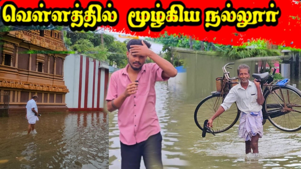 மழை காரணமாக மூடப்பட்ட நல்லூர் கோவில் வீதி மக்களுக்கு பாரிய நஸ்டம் 🫢
