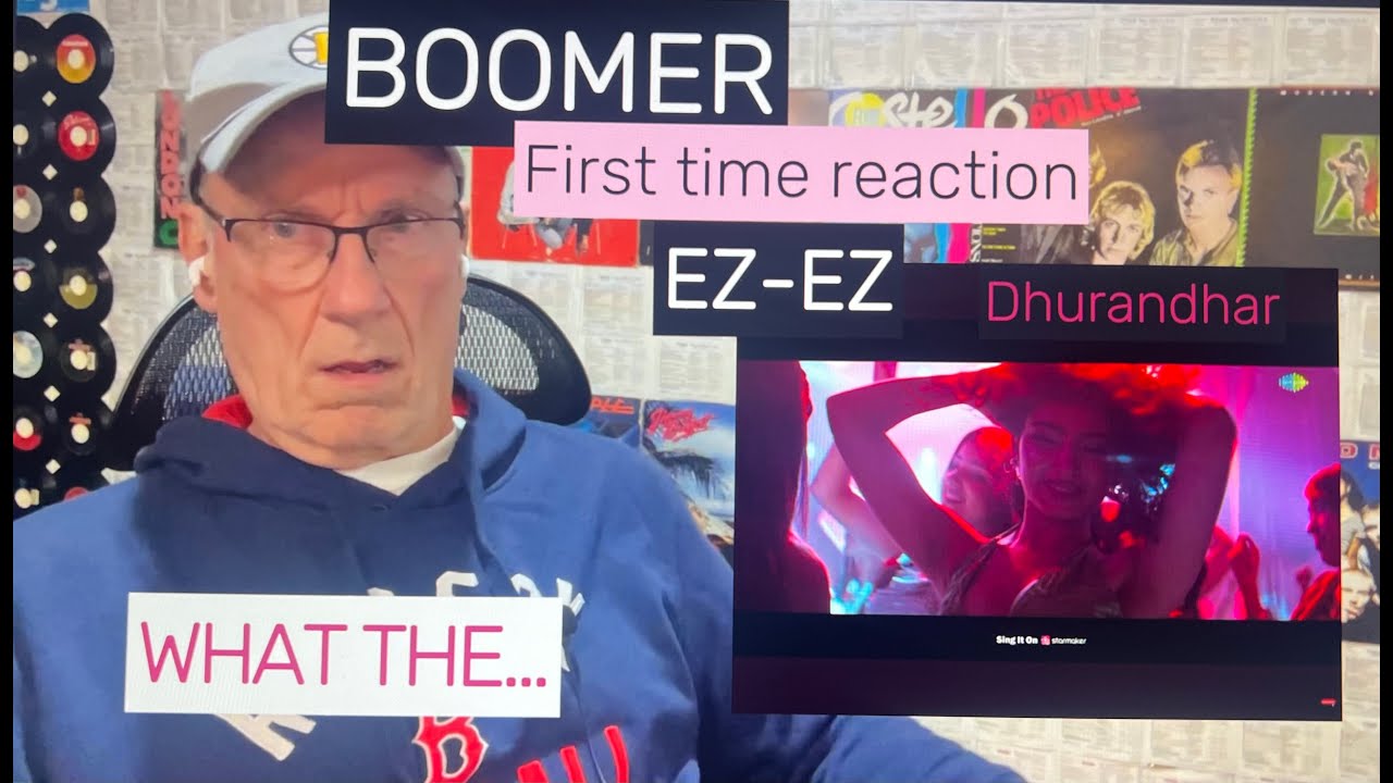 DUMB American FIRST time EVER reaction to INDIAN music! WOW I'm a FAN! EZ EZ Dhurandhar RanveerSingh