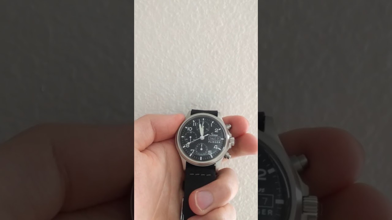 Sinn 356 issue: sw500 movement chronograph hand stutter