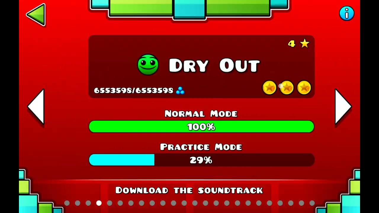 JUGANDO GREOMETRY DASH!!!