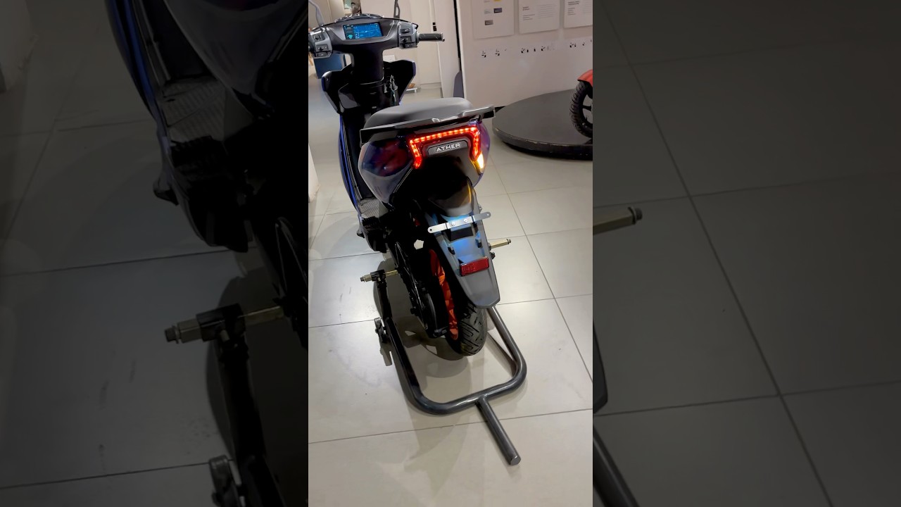 2025 Newly Updated Ather 450 Apex 3.7 KWh Electric Scooter Rear Profile ❤️😍💎🔥