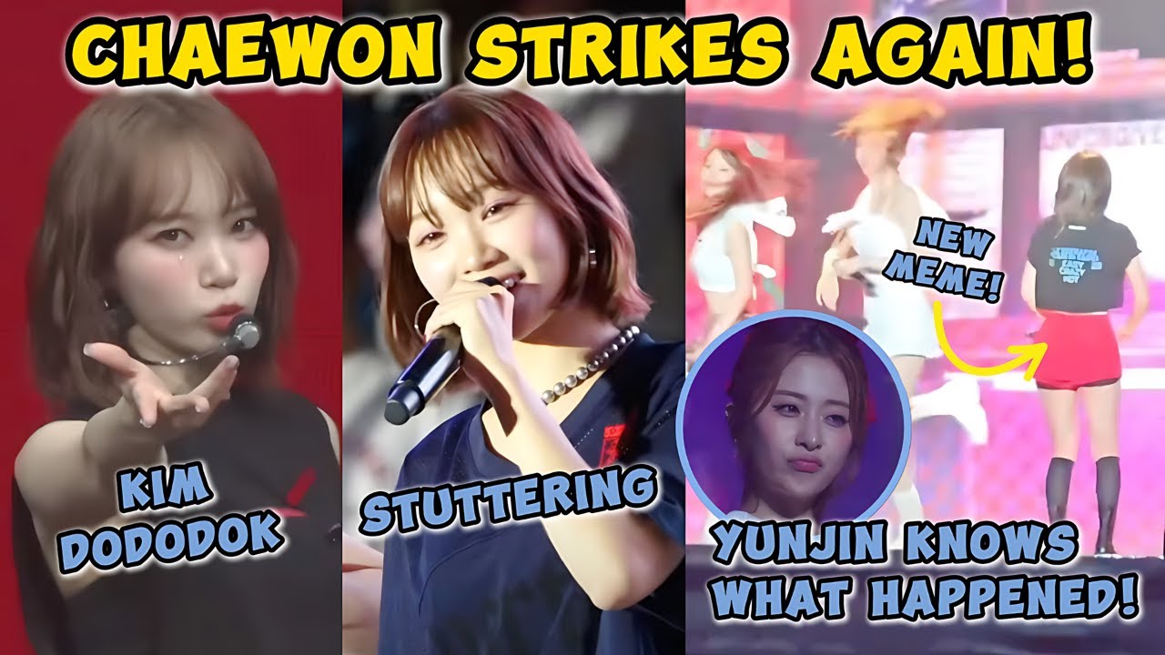 CHAEWON creates another meme again! 😂 (ft. YUNJIN flawlessly nailed a Taiwanese tongue twister) 😍