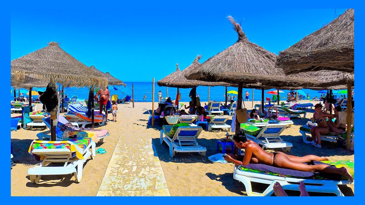 Fuengirola, Spain | Beach Walk 4K &ndash; Malaga Costa del Sol (June 2025)