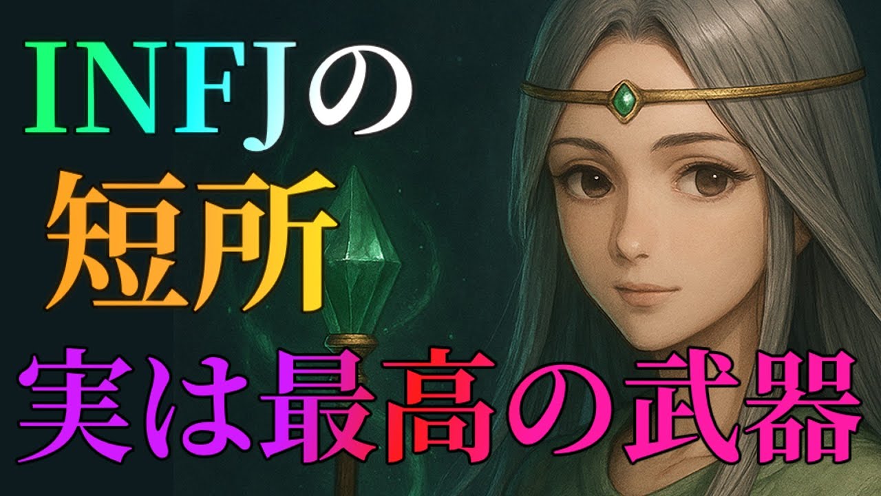 【MBTI診断】INFJが短所だと思っている部分、実は武器です【5選】　#あるある　#MBTI#infj #提唱者#性格診断#infjあるある#心理学#人間関係#提唱者型