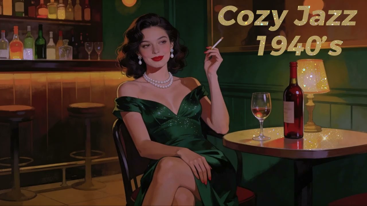 1940s Cozy Timeless Retro Jazz Lounge 🎷 Vintage Classics & Heartwarming Vibes | 3 Hours Relaxing