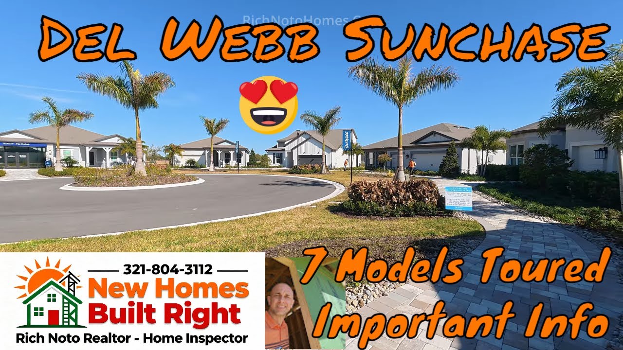 Del Webb Sunchase Parrish FL, 7 Models - Hallmark Passport Stellar Stardom Mystique Crestmere Pal...