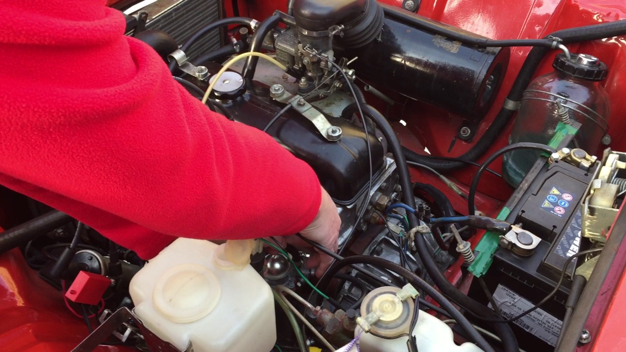 Dacia 1310 From '87 (Romanian Renault 12)-Cold start at -13 °C