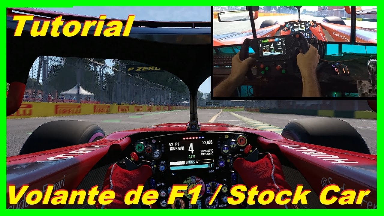Tutorial: Volante Formula 1 e Stock Car