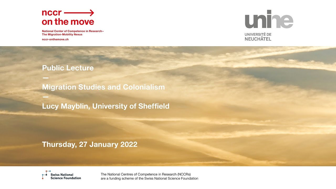 Migration Studies and Colonialism: Public Lecture by Lucy Mayblin, discussion by Pap Ndiaye