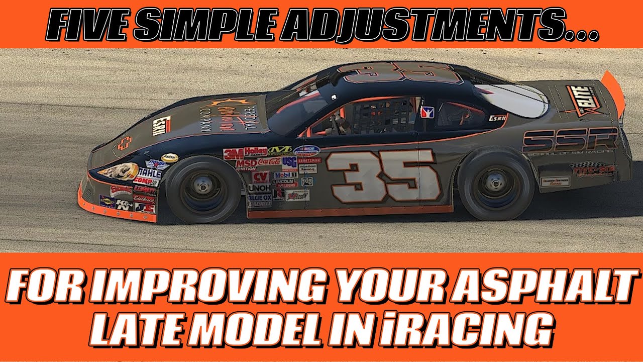 Пять простых настроек для улучшения поздней модели Asphalt в iRacing
