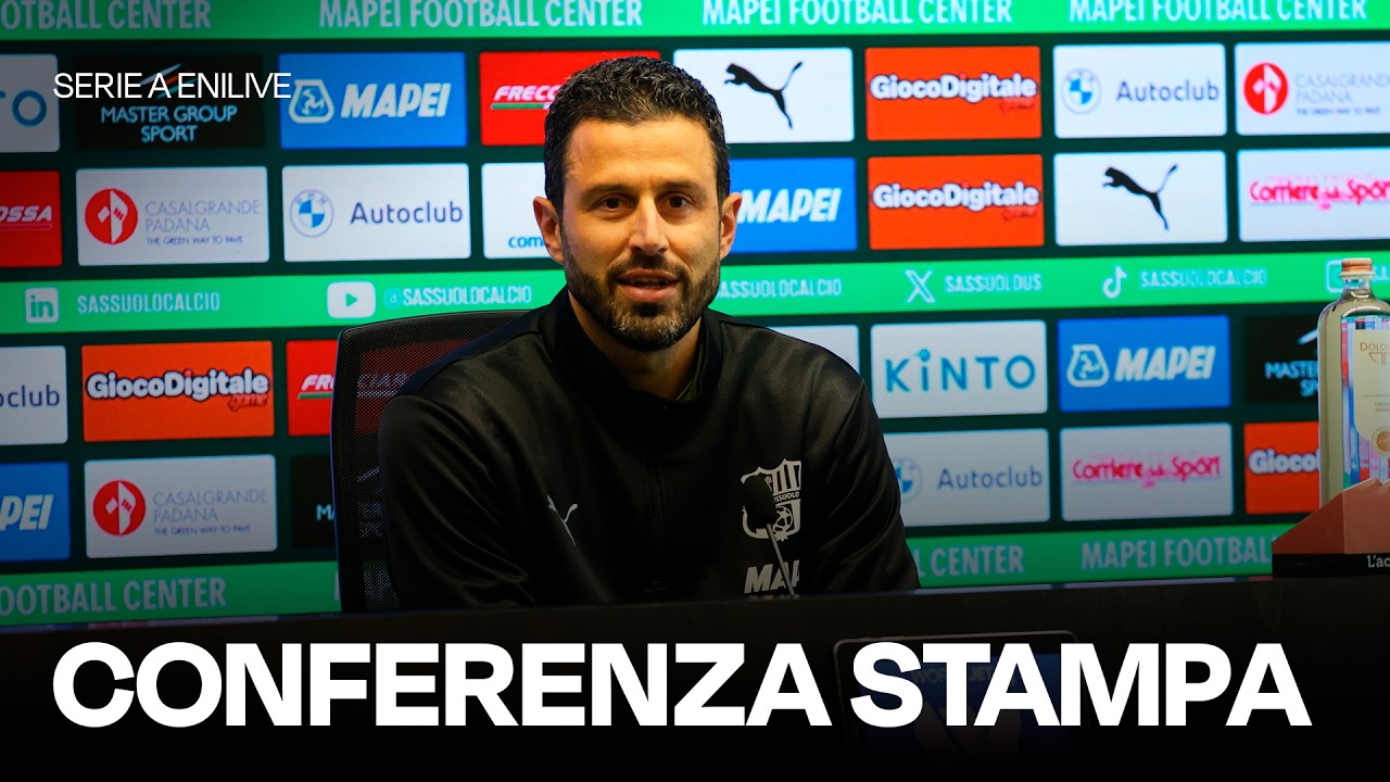 La conferenza stampa di mister Fabio Grosso prima di Sassuolo-Inter