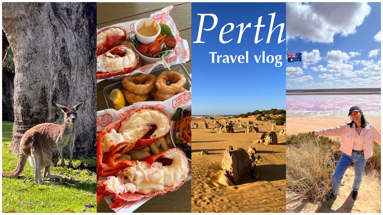 Perth Australia Vlog 2023 | Things to do and eat in 1 week| Fremantle market, Road Trip to Kalbarri