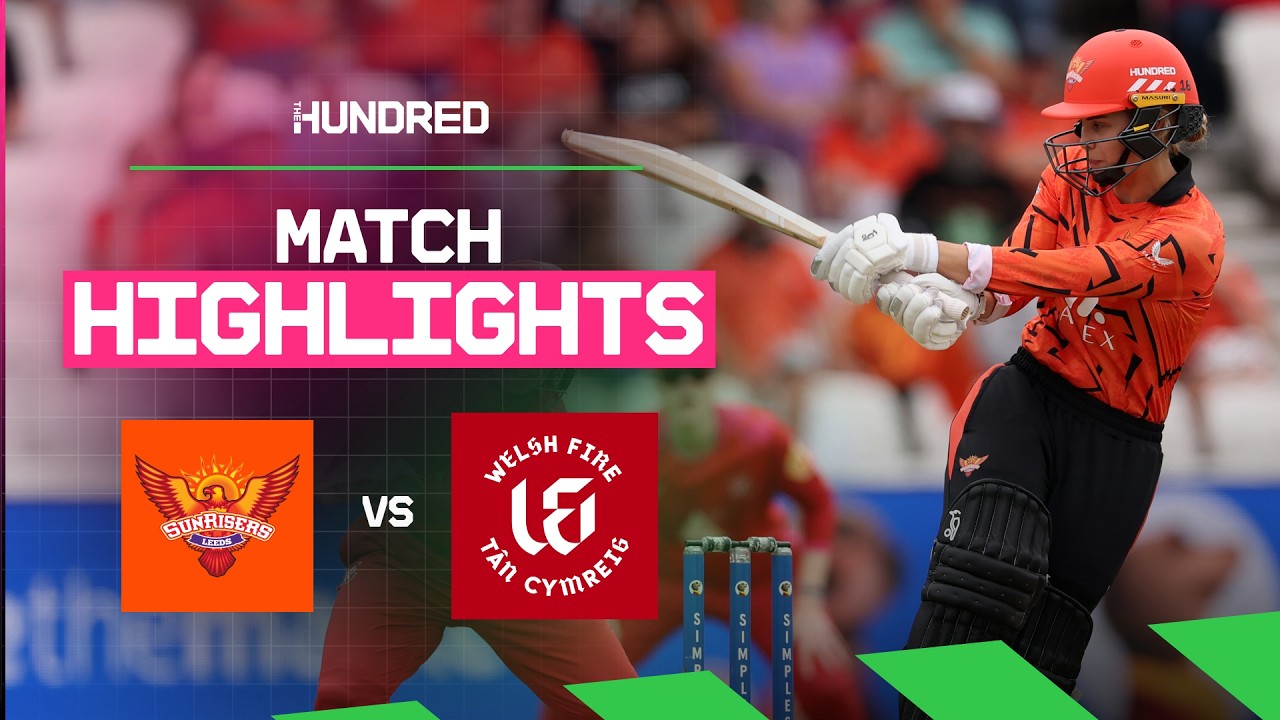 Phoebe Litchfield BLASTS 22-ball fifty | SunRisers Leeds vs Welsh Fire Highlights