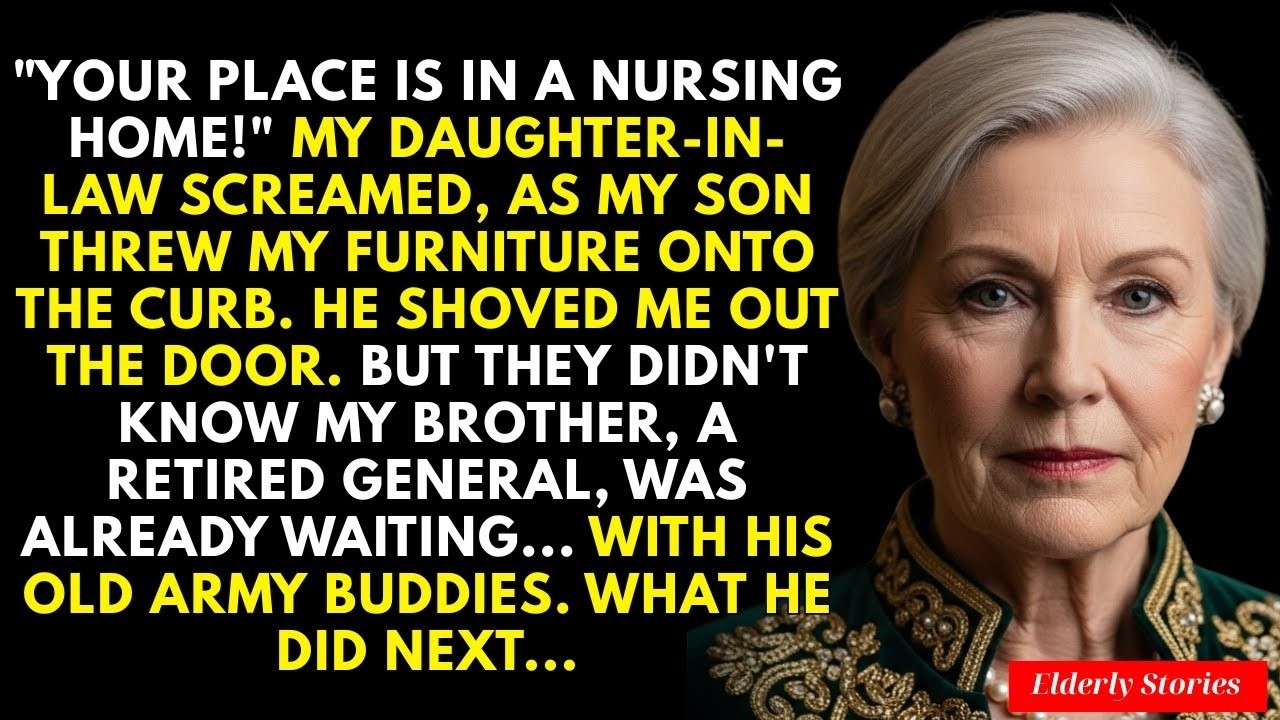 My Son Threw My Things Out The Window, His Wife Laughed & Cheered  But When They Saw My Brother