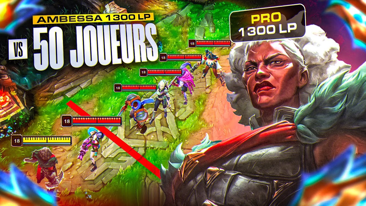 JOUEUR PRO PRIME LEAGUE 1300 LP AMBESSA VS 50 JOUEURS ! CHOQUANT