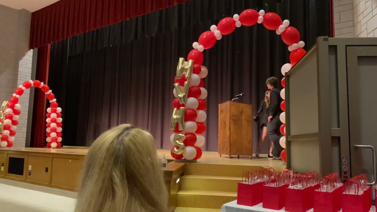 Hoosac Valley moving up ceremony. 7th to 8th grade. 2022