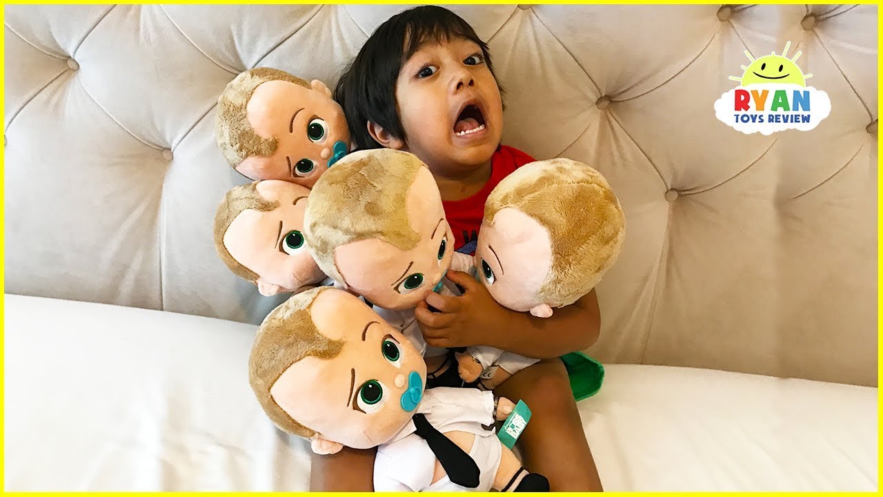 Escape the Babysitters with Ryan and Boss Baby!!!