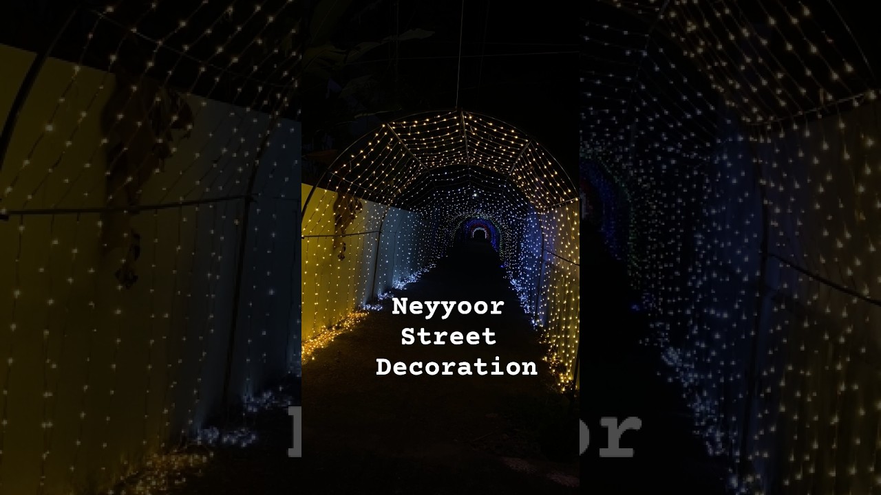 Neyyoor Street Decoration 2024 | Kanniyakumari Christmas | #christmas #hit