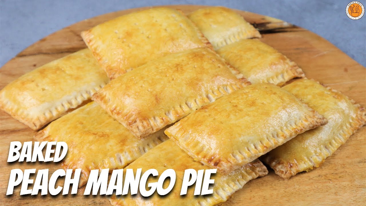 Peach Mango Pie | Homemade Baked Peach Mango Pie Recipe | Mortar and Pastry