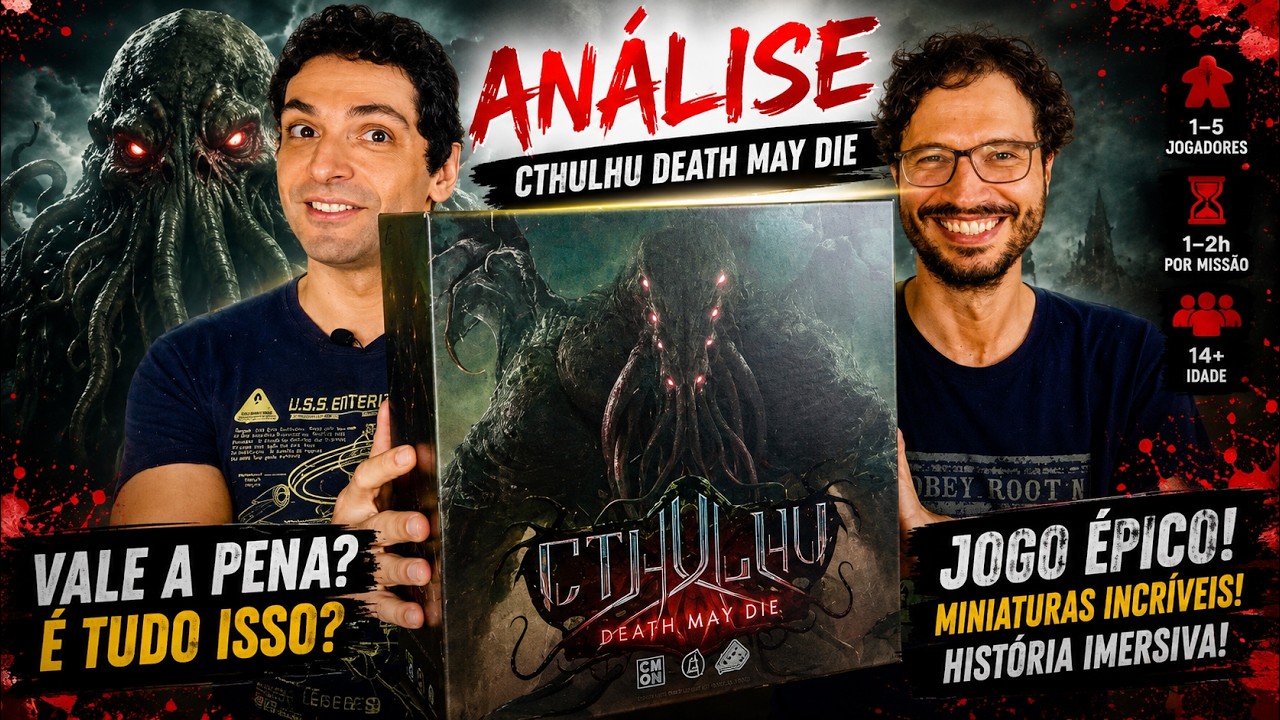 Cthulhu Death May Die: Uma Análise Profunda do Horror Cósmico | Análise de Jogo de Tabuleiro