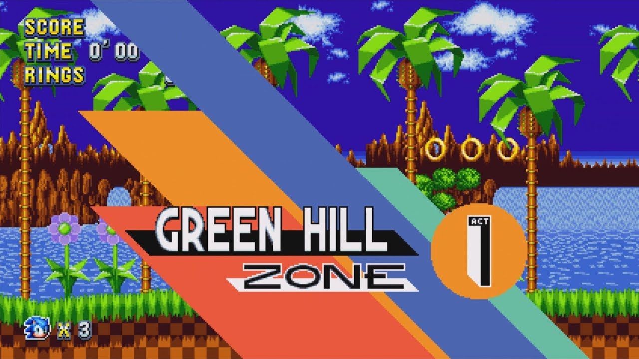 Sonic Mania - Green Hill Zone (All Acts + Boss)