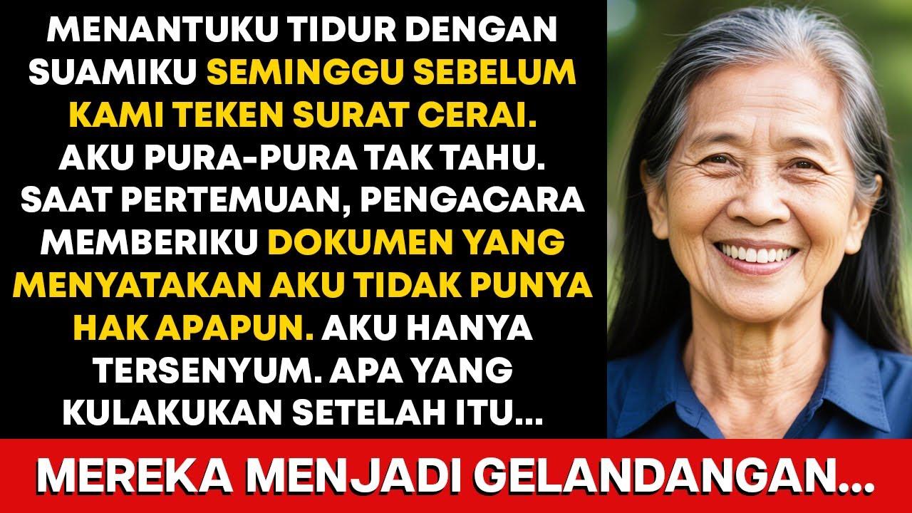 Menantuku tidur dengan suamiku seminggu sebelum cerai. Aku pura-pura tak tahu...