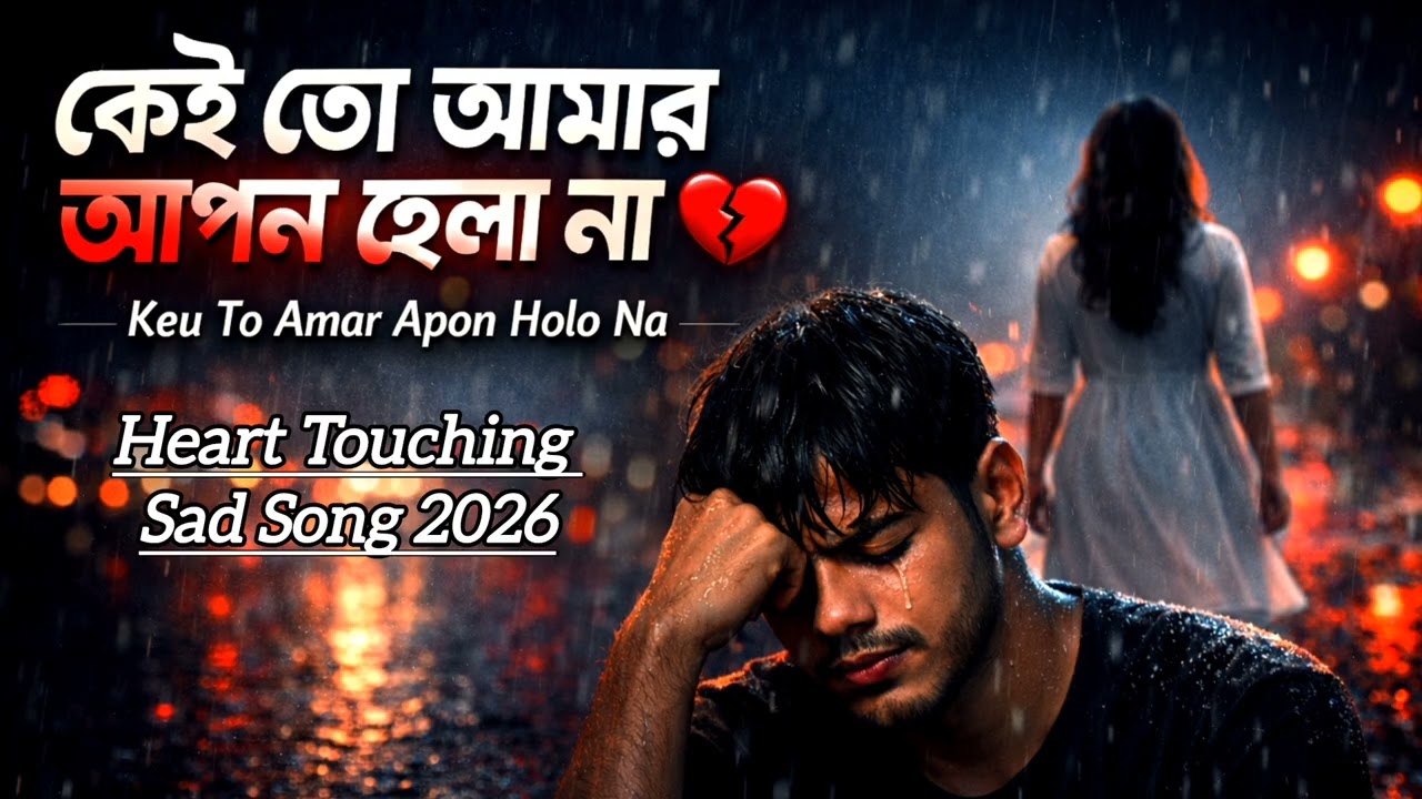 কেউ তো আমার আপন হলো না 💔 | Keu To Amar Apon Holo Na | Heart Touching Sad Song 2026