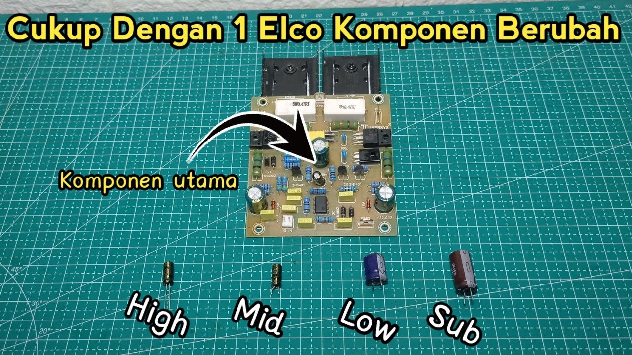 Eksperimen Mengganti Elco Resonanasi SOCL