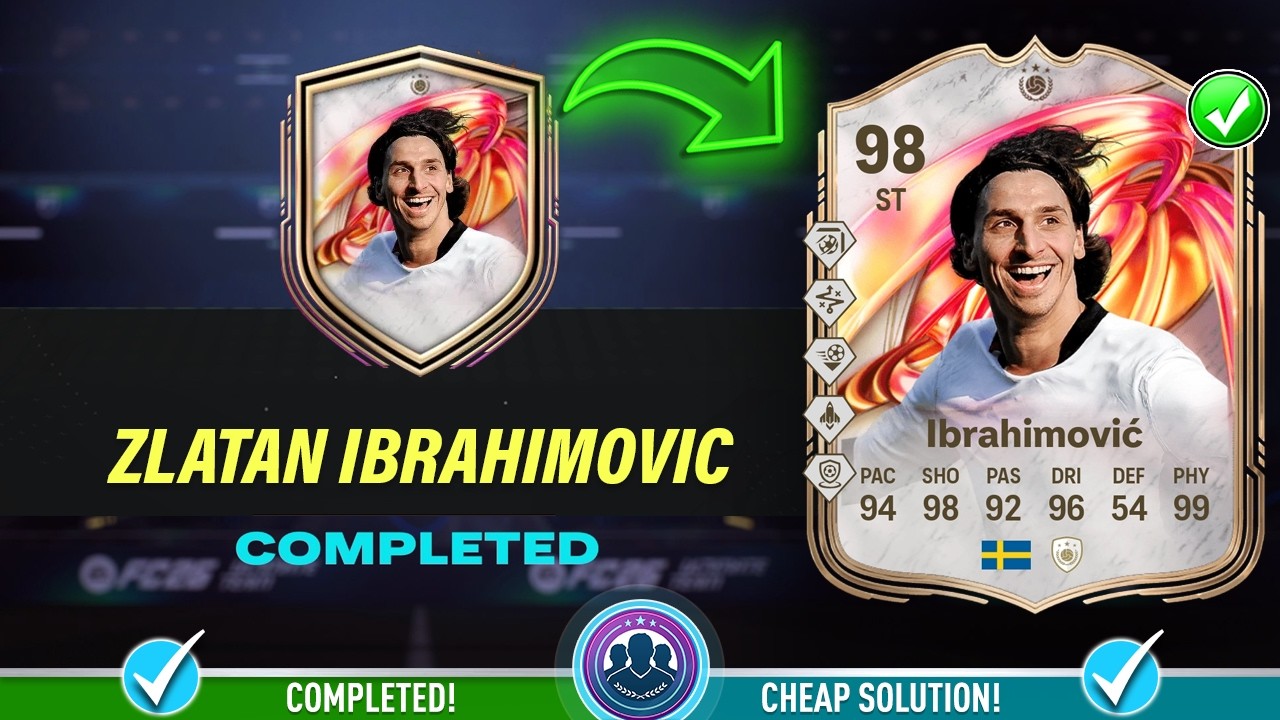 Решение SBC 98 FUTTIES Златана Ибрагимовича &mdash; Дешевое решение и советы &mdash; FC 26
