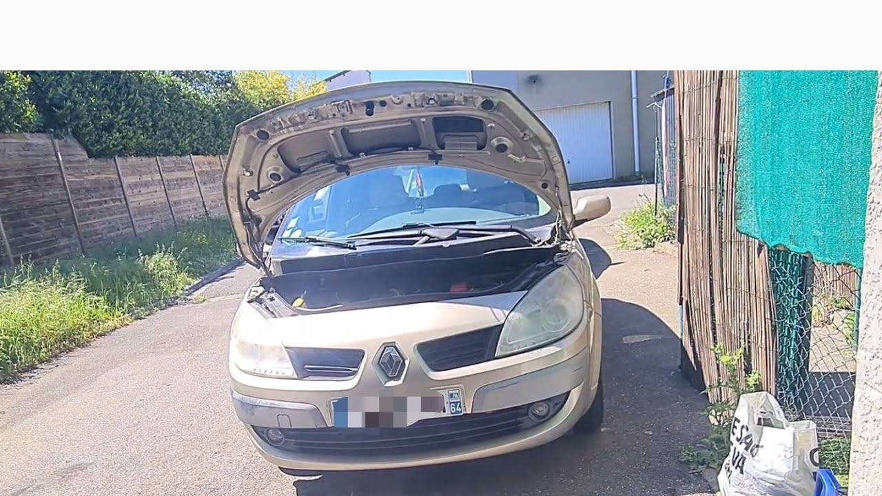 Remplacer le support moteur Droit SCENIC 2 Mégane 2,Replace the right engine mount SCENIC 2 Mégane 2