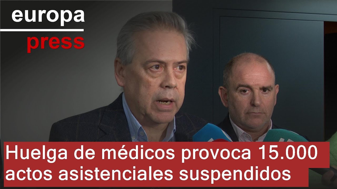 La huelga nacional de médicos deja casi 15.000 actos asistenciales suspendidos en Galicia