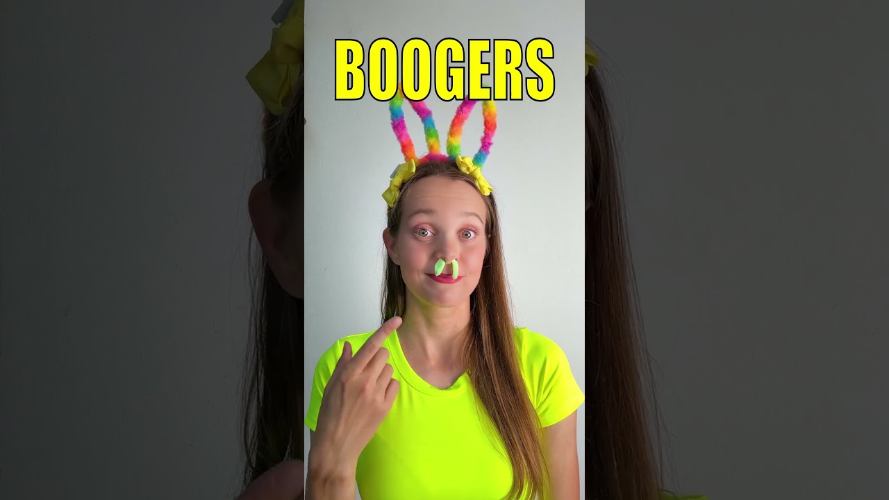 Silly English Words for Kids! What&rsquo;s a Booger?👃 What&rsquo;s Ear Wax? 🤢