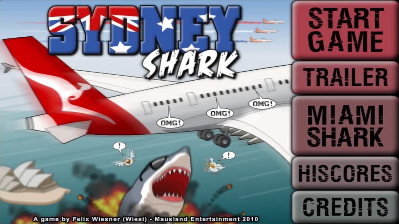 Sydney Shark Flash Game Playthrough